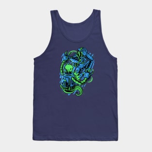 Retro Sci Fi Space Battle Tank Top